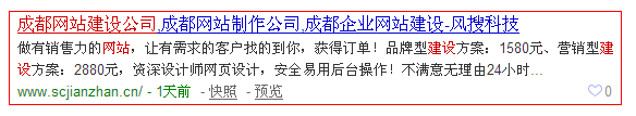 成都風搜科技網站建設 成都風搜科技網站建設