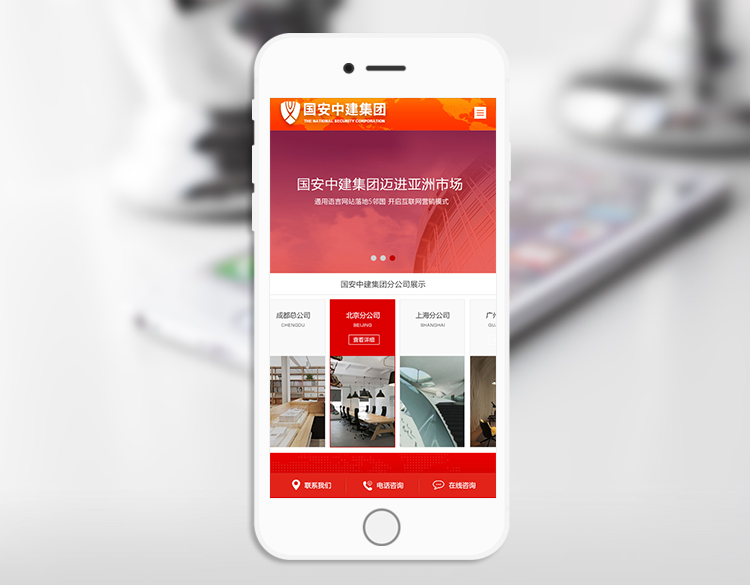 國安中建網站設計